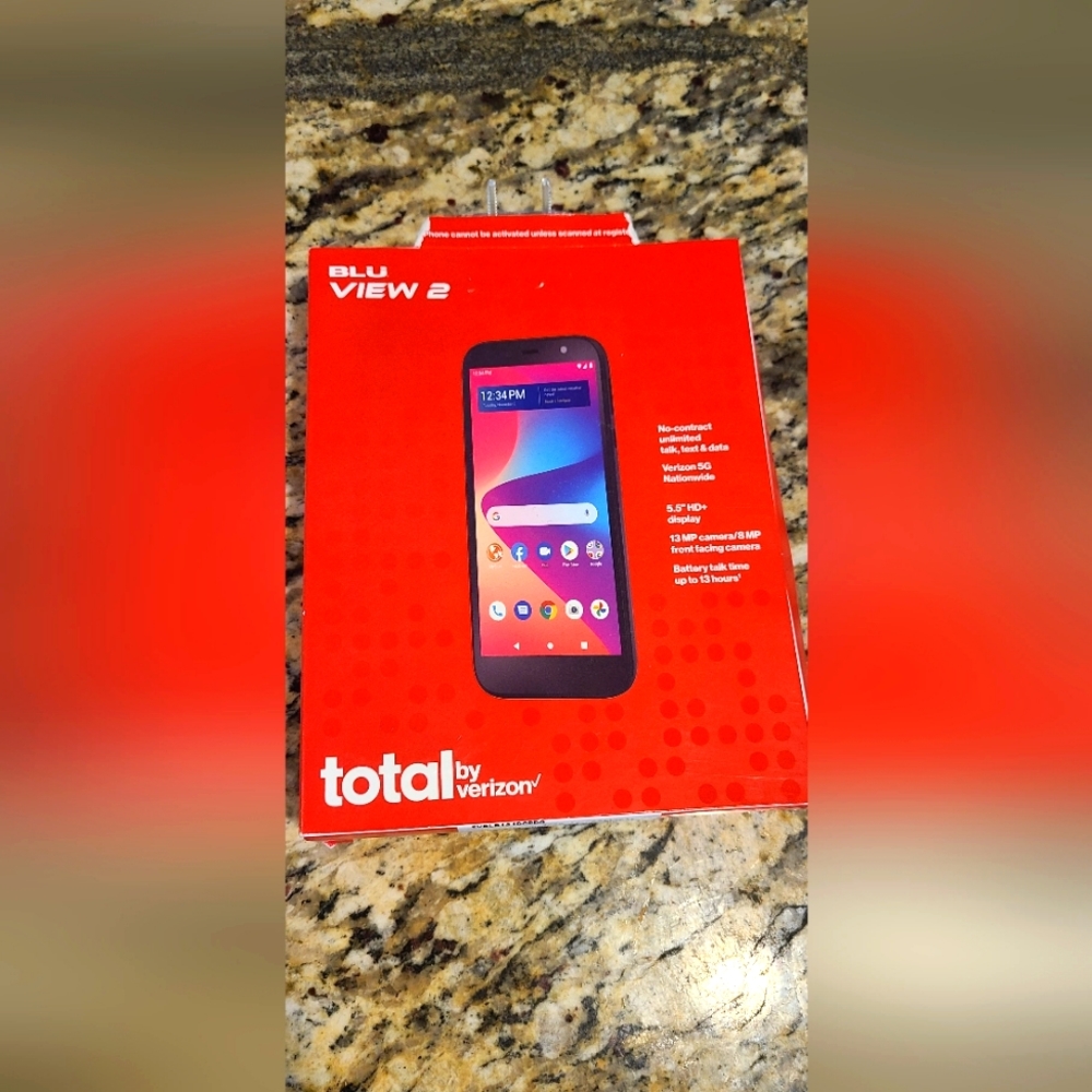 Total by Verizon Phone Blu View 2 Cell Phone Pre-Paid